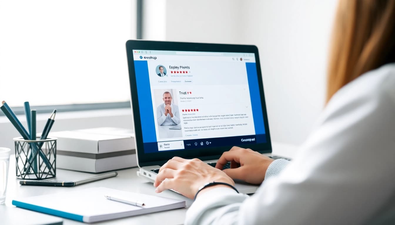 Die evodrop Erfahrung: Bewertungsüberprüfung eines Produkts auf einem Laptop.