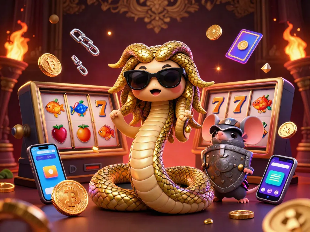 Experience thrilling fish shooting gameplay with yo88 as Medusa and a warrior mouse charm players in vibrant casino style.