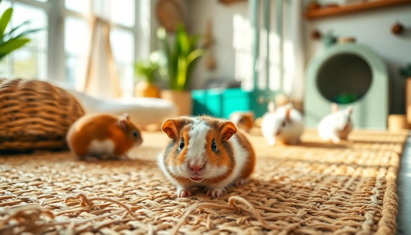 Nagermatte showing the natural fibers in a cozy habitat for small pets.
