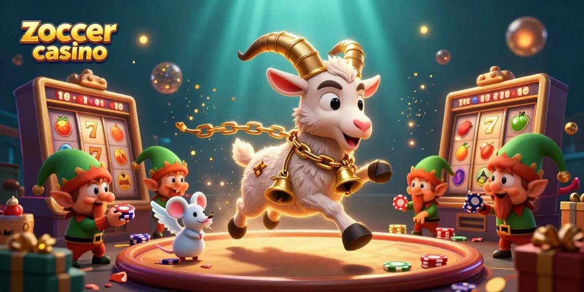 Experience thrilling gaming action at zoccer casino with high-stakes cartoons and festive elements.