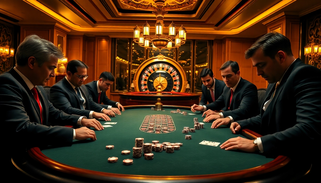 Experience the thrill of casino gaming with https://u888u88.com/ at an elegant poker table.